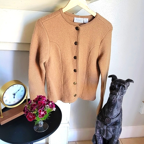 VTG Bridgewater Classics 100% Wool Sweater Cardigan - Picture 2 of 11